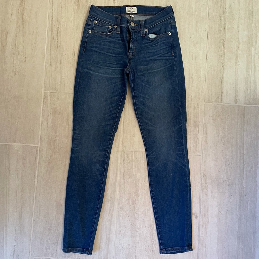 J. Crew Toothpick Ankle Jeans